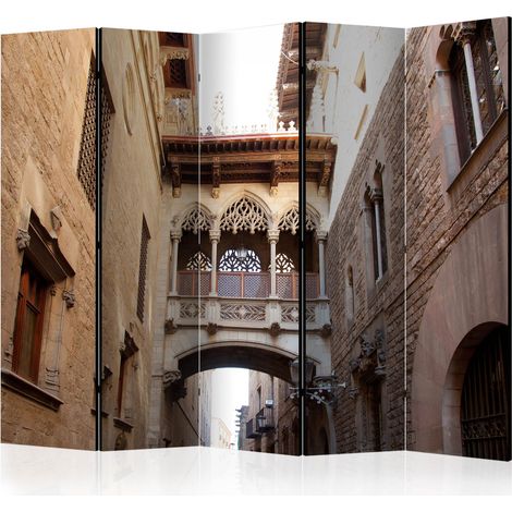 Paravento - Barcelona Palau generalitat in gothic Barrio II [Room Dividers] - 225x172 (1/4)