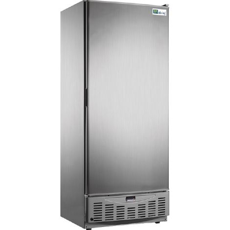 Armoire positive porte pleine - 455 l - finition inox - AFI COLLIN-LUCY