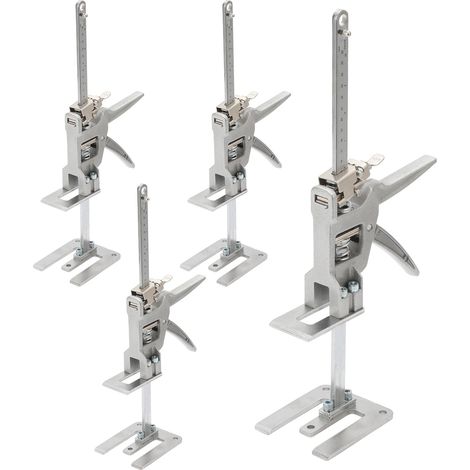 Jiubiaz Elevador de muebles juego de 4, brazo de elevación 38,5 cm, altura 0-230 mm, carga hasta 150 kg (1/5)