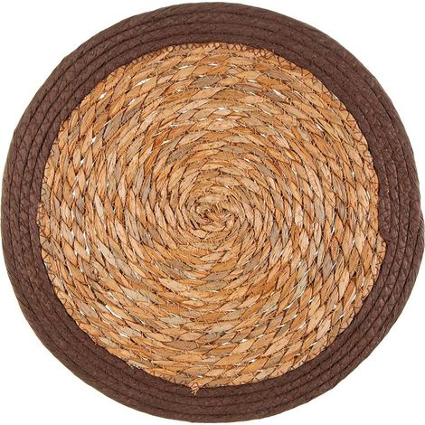 VERSA salvamantel natural marron 35 cm , Salvamantel natural marron 35cmMarca VersaSalvamantel marron 35x35 cm -Materia: Alga y papel.
