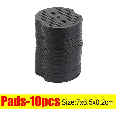 (Lot de 10) Agrafes de jardin en U, piquets robustes pour clôture, clous à gazon galvanisés, pour maintenir les pelouses et les barrières. (1/4)