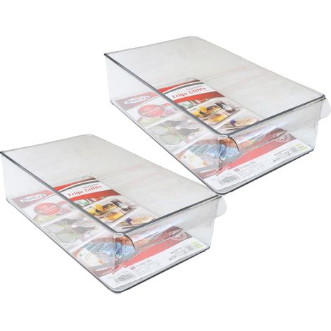 KIT SET 2 PZ MAURY'S VASCHETTA CONTENITORE PER FRIGORIFERO 36 X 20 X H9 CM (1/5)