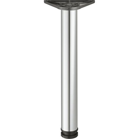 Pata de mesa moderna cromo 900 mm 60 mm