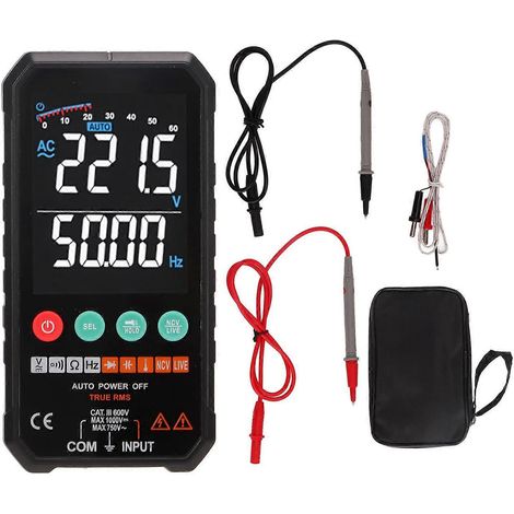 Digitales Multimeter mit automatischer Erkennung, intelligentem Überhitzungsschutz, tragbarem elektrischem Voltmeter-Test