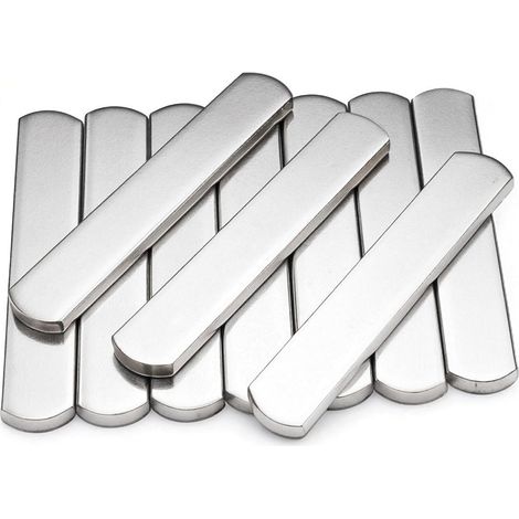 Lot de 10 plaques en acier pour gilet lesté, plaques de poids pour gilet lesté (1/5)