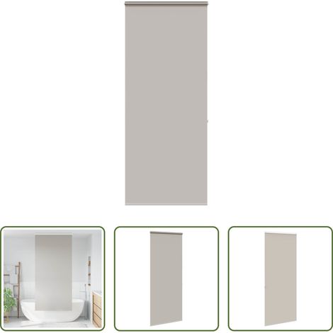 vidaXL Intimité salle de bain - Store enrouleur de douche avec cassette largeur du tissu 106 cm (1/5)