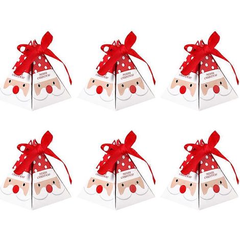 Boîte cadeau de Noël en papier pour 30 bonbons et chocolats (1/5)