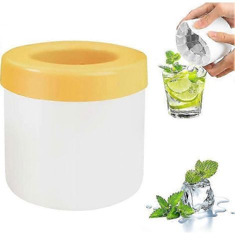Cylinder Silicone Ice Cube Mold, Mini 3D Ice Cubes Maker (1/5)