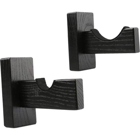 Espositore multifunzionale da parete in legno per mazze da baseball (2 pezzi), con gancio, ideale per l'arredamento della casa. Elegante espositore per collezionare cimeli del baseball. Facile da inst