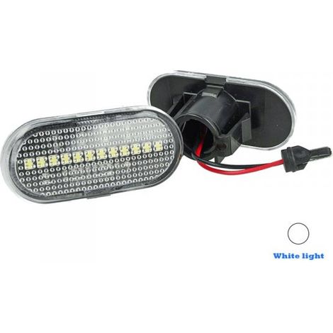 Kit Freccia Laterale a Led Side Marker Lente Trasparente Luce Bianco Per Opel Vivaro Movano Nissan Interstar X70 OEM 7701047517 6030196E