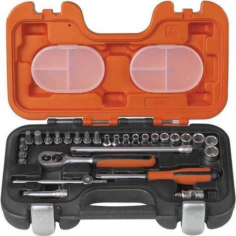 Bahco S290 29-Piece Metric 1/4in Drive Socket Set