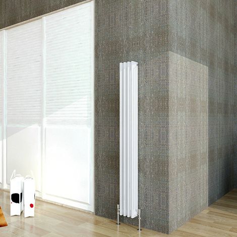 Biubiubath Traditional Cast Iron Radiator 1500x200mm 3 Column White (1/5)