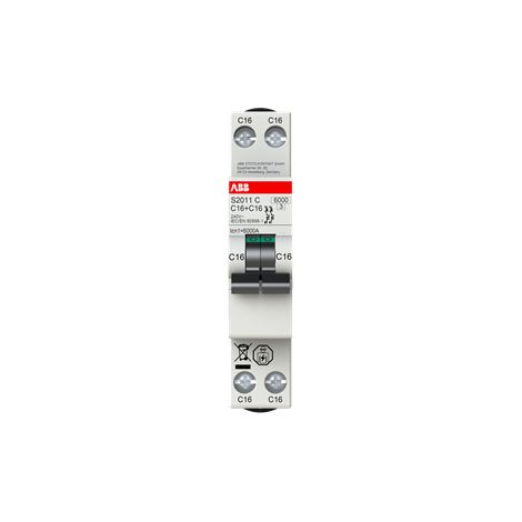 Interruttore Automatico Modulare ABB S201-B2 1P 2A Curva B 6kA - ABB2CDS251281R0025