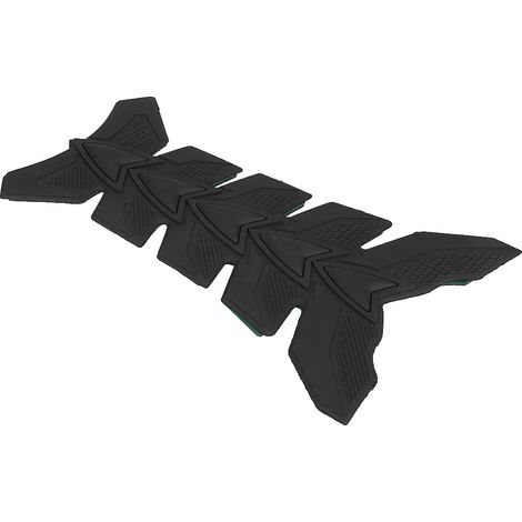Protection Réservoir Moto 3D Gel Huile Sticker Arête Poisson Noir Décoratif (1/4)