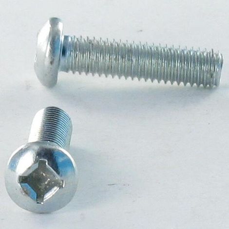 Vis métaux Tête cylindrique TC M4X16 Carré phillips QP2 Acier zingué-1 pièce