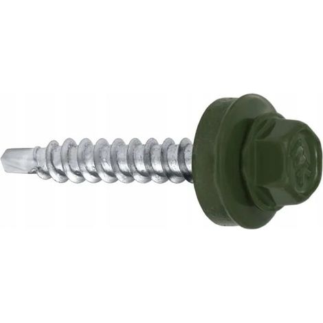 Viti agricole 4,8x35mm, 20 pezzi, testa esagonale, grigie