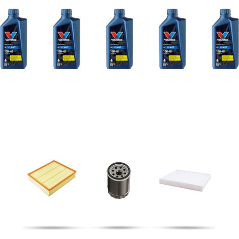 Kit tagliando 3 FILTRI e 5L OLIO compatibile con Isuzu D-Max 2.5 D 74kw dal 2002 (1/5)