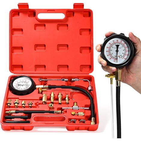 Manomètre de pression de carburant diesel, testeur de pression de carburant essence, outil de diagnostic pour pompe d'injection. (1/4)