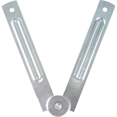 MICEL bisagra compas para caballete. medidas 215x15,5x1mm , La bisagra compás para caballete sirve para ofrecer estabilidad en estructuras plegables como caballetes de (1/2)