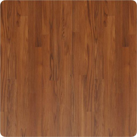 Piano Tavolo Piano Scrivania Quadrato Marrone Scuro 80x80x4cm Rovere Trattato DAS252696 (1/5)