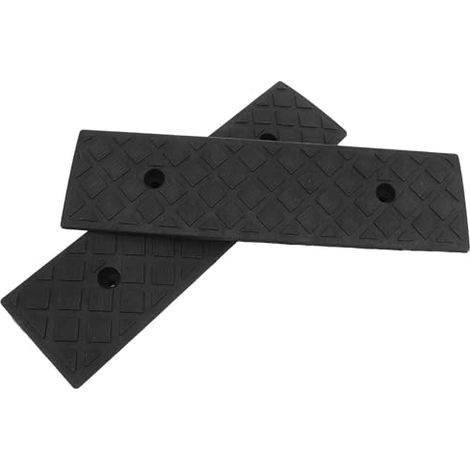 Pièces Rampe de Seuil Voiture Plastique Antidérapante Rampes de Trottoir Modulables pour Voiture et Fauteuil Roulant Résistantes aux Intempéries Installation Facile pour Allées (1/5)