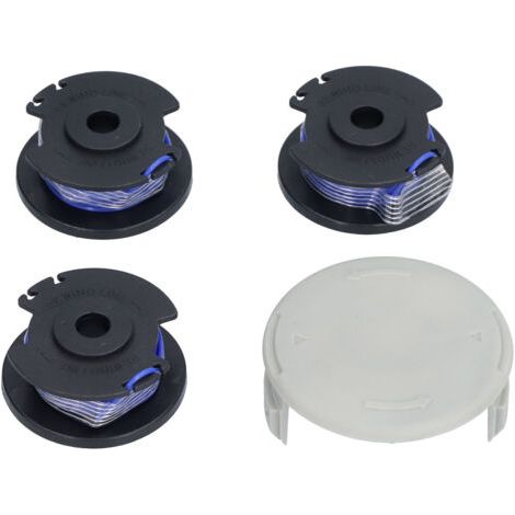 Ligne de Trim et Chapeau Compatible Ryobi 18/24/40V pour Tondeuse à Gazon - Accessoire de Remplacement Idéal - (1/5)