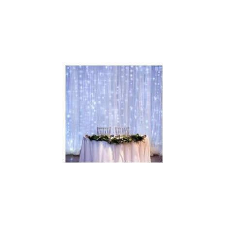 Guirnalda de 300 luces LED – Resistente al agua IP44 – 8 modos de iluminación – Decoración para interiores y exteriores – 3x3 metros