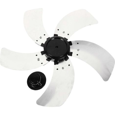 Pale de ventilateur métallique à 5 pales pour ventilateur sur pied d'intérieur - Pièce de rechange pour ventilateur électrique-36.6X36.6cm (1/4)