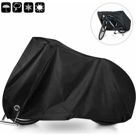 LangRay Bicycle Cover, Waterproof Bicycle Protective Cover, Waterproof Bicycle Cover, Anti-Dust UV Protection, Bicycle Rain Cover for MTB and Road Bike, 200 x 70 x 110 cm (1/5)