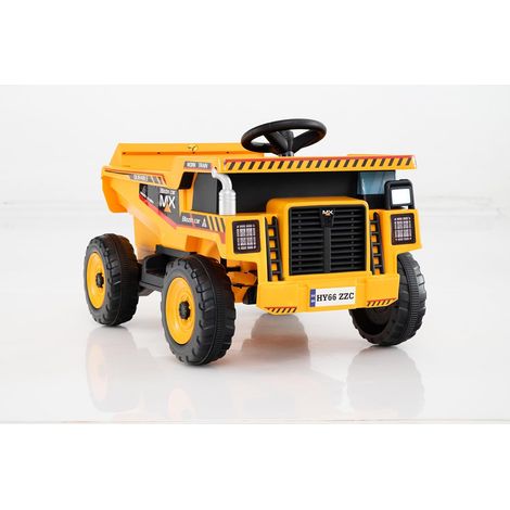 Costway – Camion benne électrique enfant 24V – Télécommande parentale – 2 moteurs 35W – Vitesse 1,6-5 km/h – Charge 30kg pour 3-8 ans