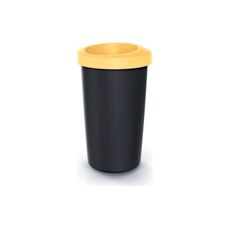 Cubo de reciclaje 25L en plástico de tapa abierta
