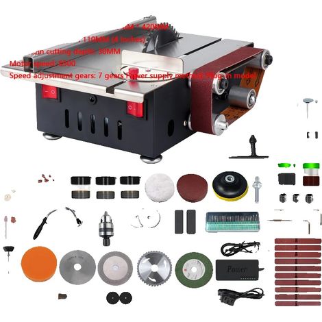 Scie sur table, moteur puissant, design compact, Style C-200W-a (1/2)
