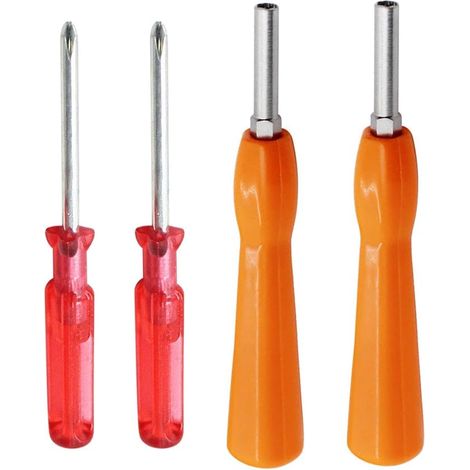 Set of 4 Screwdrivers, 2 in 1 Socket Screwdriver, Game Console Disassembly Tool, Practical Accessories Essential for Home Use (1/5)