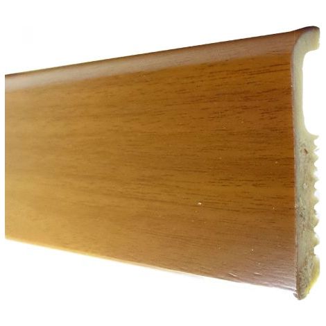 BATTISCOPA 75X8 POLISTIRENE LISCIO 200 CM FAGGIO 10 PZ