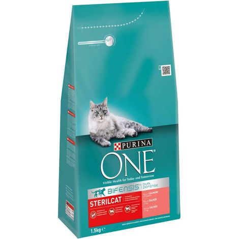 Purina One Sterilcat Cibo per Gatti - Salmone, Tonno - 800g