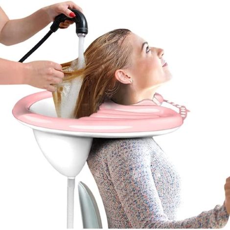 Lavabo inflable portátil para pacientes postrados en cama, Ideal para el hogar, hospitales y salones de belleza (1/5)