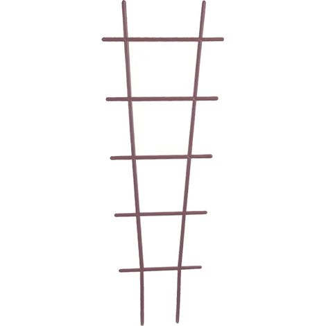 Support pour plantes, échelle à fleurs en plastique marron 16 x 38 cm (1/5)