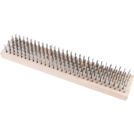Brosse Métallique en Fil D’acier, 1 Pièce, pour Nettoyage et Décapage Élimine Mousse et Taches Tenaces, Usage Route et Mur, Format Unique, Finition Robuste (1/5)