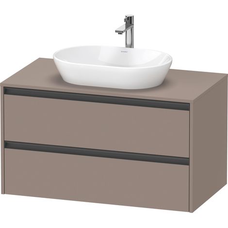 Lavabo consola Ketho.2 de Duravit, suspendido, 1000x568x550mm, 2 (1/2)