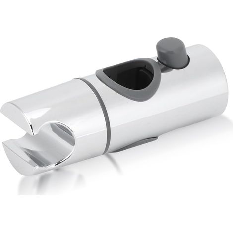 Support de pommeau de douche en ABS 25 mm pour salle de bain, accessoire de remplacement pour barre de support réglable, compatible avec la barre de douche coulissante. (1/5)