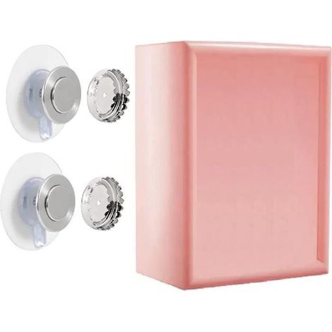 Porte-Savon - Non spécifié - Aimanté - Acier Inoxydable - Ventouse - Capsule Incluses (1/4)