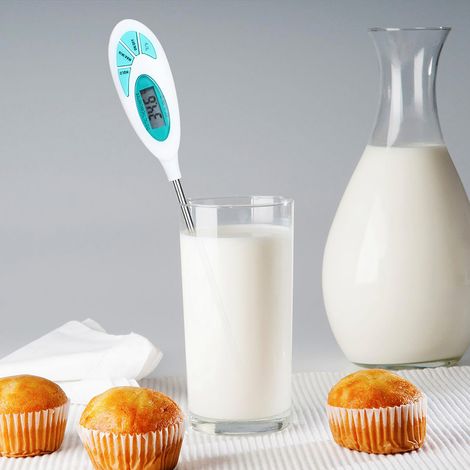 Thermomètre de cuisine électronique numérique à affichage numérique, testeur de température pour barbecue, grillades et pâtisserie. Idéal pour le four et les grillades. (1/5)