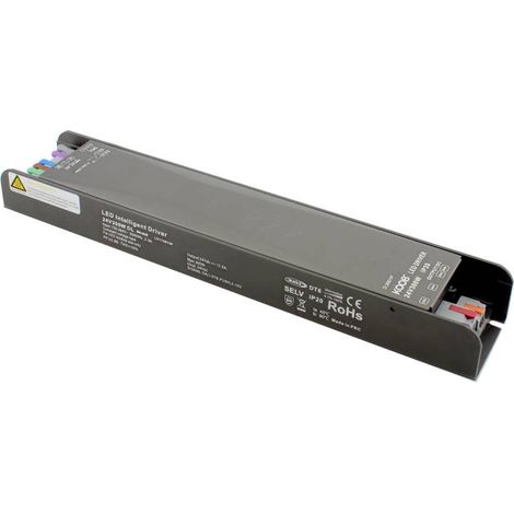 Fuente de alimentación Slim DC24V/300W/12.5A, DALI, PUSH, PWM, 0/1-10V, 6 en 1