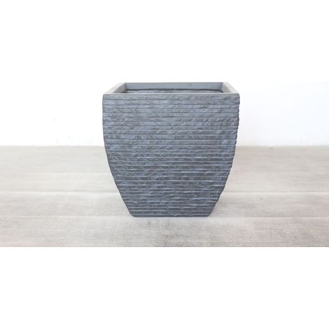 TrendLine Pflanztopf Schiefer-Brickoptik 30,5x30,5x30,5cm, 30,5 x 30,5 x 30,5 cm TrendLine 2076923587162 5cm 5x30