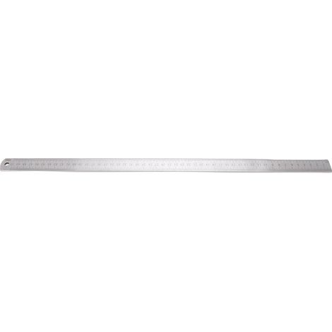Règle en acier 0-50 cm (0-20 pouces) à double échelle métrique et impériale, haute dureté et robuste pour la mesure. (1/5)