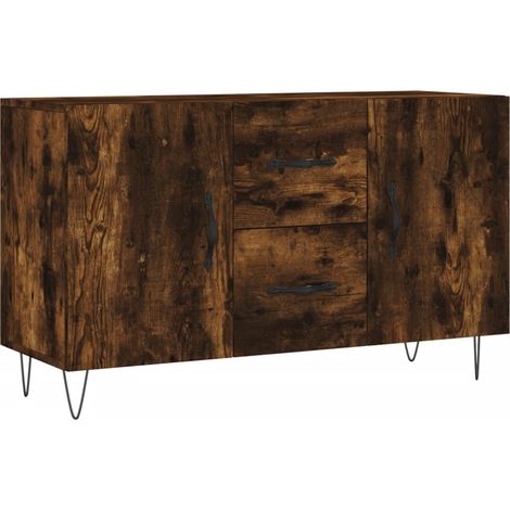 Credenza cassettiera mobile contenitore organizer cucina soggiorno salotto 100 x 36 x 60 cm legno ingegnerizzato marrone 020030836
