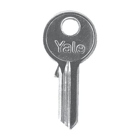 CHIAVE PIATTA YALE YPK750570 ORIGINALE - OTTONE NICHELATO- 10 pezzi