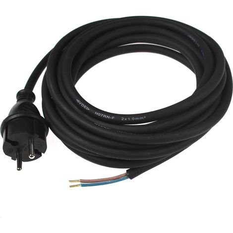 1 Cordon D'Alimentation 5 M, Câble Adaptateur Caoutchouc IP44, Pour Chantier Et Industrie (1/5)