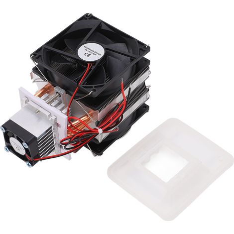 Refroidisseur électronique DC12V, système de réfrigération à semi-conducteur, tube en aluminium ABS, refroidisseur d'air 12V pour camping, pièce de rechange (1/5)