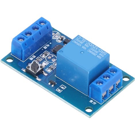 Module relais bistable à bouton unique, performances stables et fiables, bonne dissipation thermique, module relais bistable 12 V (1/5)